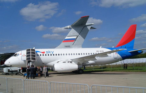 Superjet100 PK-ECN-1