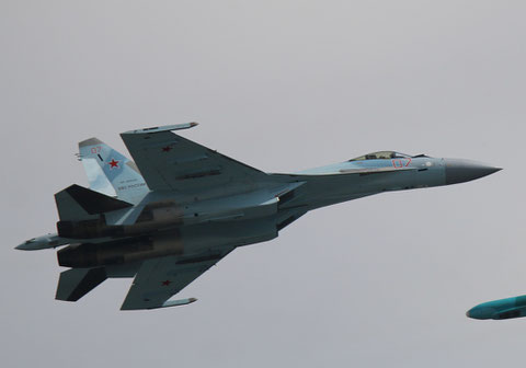 SU 35S " 07 " RF-95849  Воздушно-космические силы        ( ВКС ) Россия -2