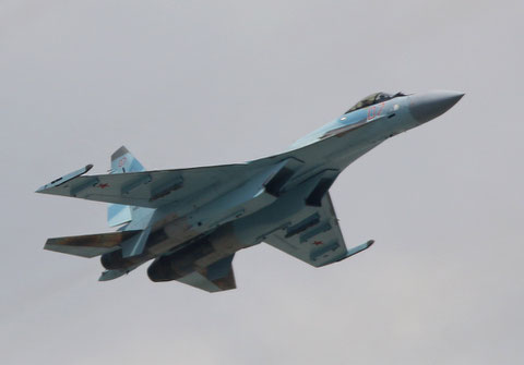 SU 35S " 07 " RF-95849  Воздушно-космические силы        ( ВКС ) Россия -1