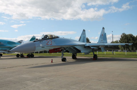 SU 35S " 23 "  RF-81763  Russian Air Force -2