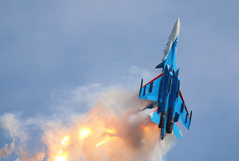 SU 30SM " 31 "  RF-81702 Russian Air Force / Russian Knights -7