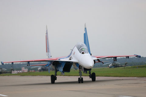 SU 30SM " 32 "  RF-81703 Russian Air Force / Russian Knights -1