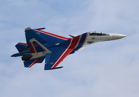 SU 30SM " 31 "  RF-81702 Russian Air Force / Russian Knights -6