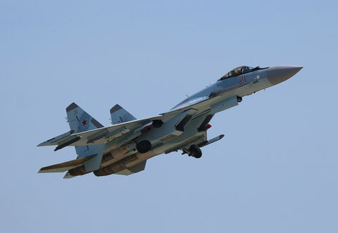 SU 35S " 21 "  RF-81761  Воздушно-космические силы ( ВКС ) Россия -1