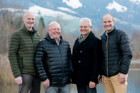Das Team von bergnatur PUR: von links Denis Büschi, Paul Fuchs und Erich Sterchi