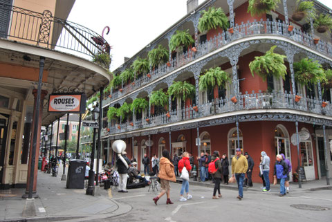 Big Band playing in the streets of the French Quarter photo by Heidi Mergl Architect