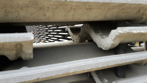 Structural detail of the Serpentine Pavilion by Frida Escobedo captured by Heidi Mergl Architect