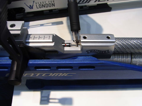 Walther LG400 Anatomic Expert　装填口とインジケーター