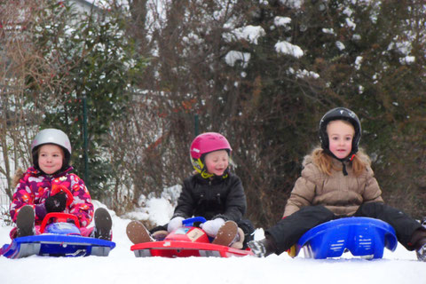 Bobfahren am St. Veiter Hügel