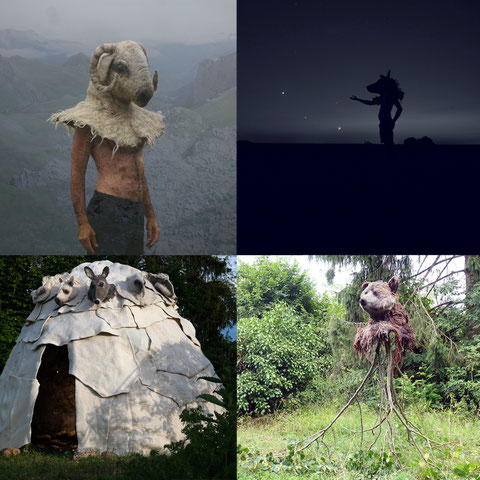 L'installation "Figures de passage" sera prochainement montée au bord du lac de Génos-Loudenvielle. Une hutte en feutre, des figures du vivant prendront place sur les rives du lac et accueilleront le public pour vivre une experience immersive.