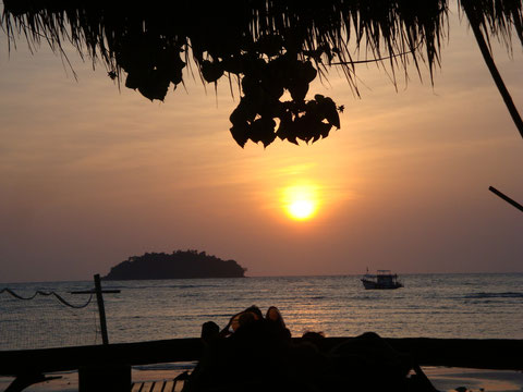 Koh Chang, Coucher de Soleil sur Kai Bae Beach
