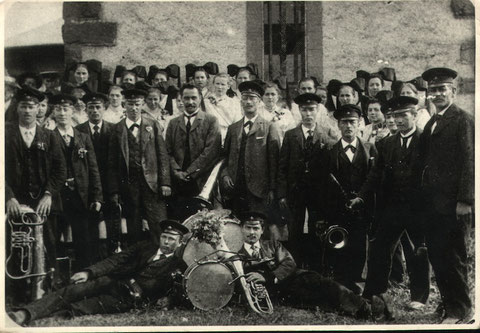 Jahr 1904 - Musikfest auf der Hohen Flum