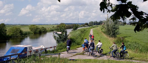 Wandern und Radfahren Friesland
