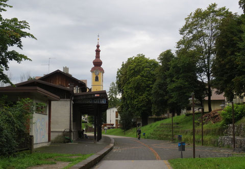 Der historische Zugbahnhof Tarvis-Stadt