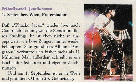 Michael Jackson Wien Konzert