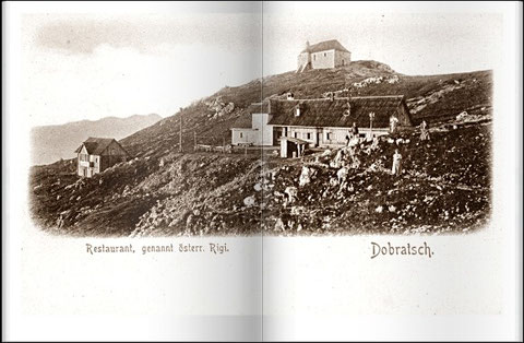 Dobratschgipfel 1898 - schon damals berühmtes und vielbesuchtes Ausflugsziel
