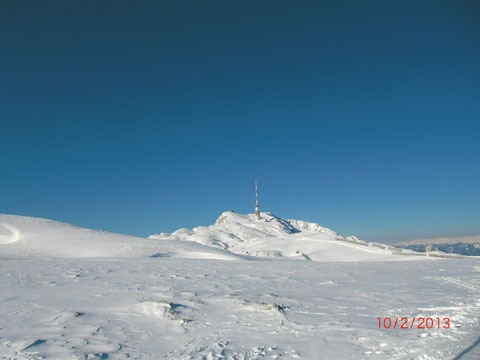 Skitour, Dobratsch, Villacher Alpe, Gipfel, Schneeschuh, Wandern, Winter, Heiligengeis