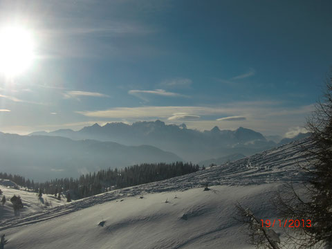 Dobratsch, Villacher Alpe, Skitour, Gipfelhaus, Heiligengeist, Wanderwege