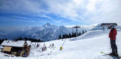 Julische Alpen, Wischberg, Montasch, Tarvis Skigebiet, Mangart