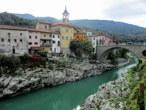 Slowenien, Fluss, Brücke