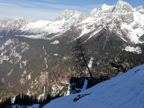 Sella Nevea, Skitour, Prevala, Rifugio Gilberti, Julische Alpen