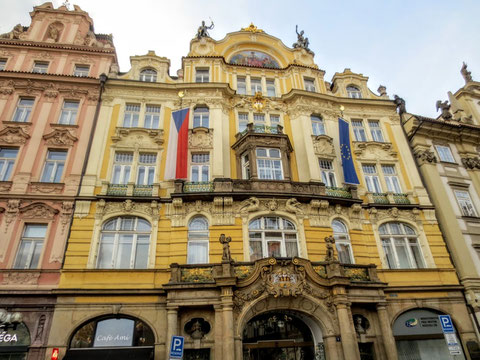 Prag, Jugendstil Fassade