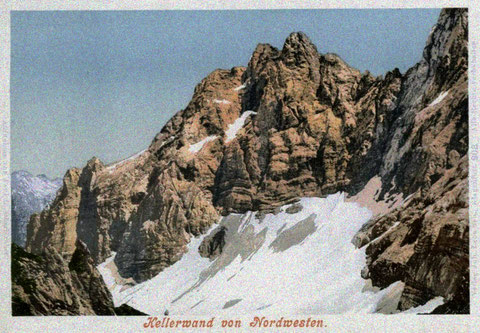 Das Eiskar an der Kellerwand ist der südlichste Gletscher Österreichs.