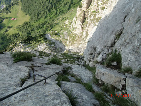 Cellon, Plöckenpass, Klettersteig Senza confini - Weg ohne Grenzen
