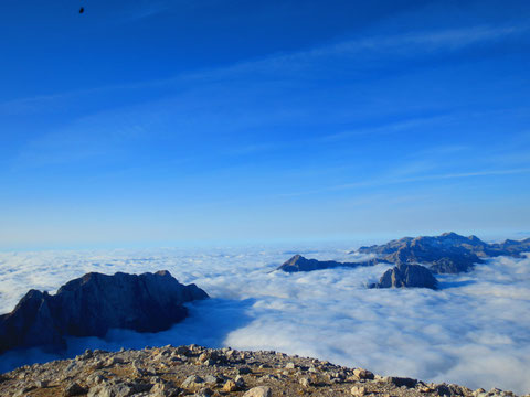 Julische Alpen, Mangart Gipfel, Klettersteig