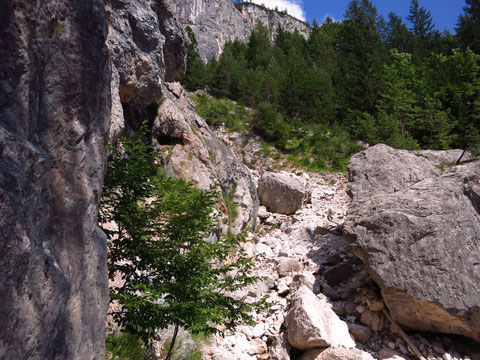 Villacher Alpe, Dobratsch, Schütt