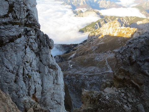 Julische Alpen, Mangart, Klettersteig