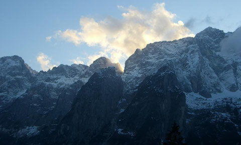 ulische Alpen, Mangart, Triglav, Montasch, Luschari, Dobratsch