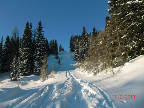 Skitour, Dobratsch, Villacher Alpe, Gipfel, Schneeschuh, Wandern, Winter, Heiligengeis