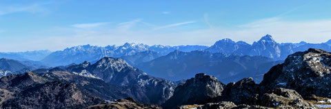 Karnische Alpen, Trogkofel, Klettersteig