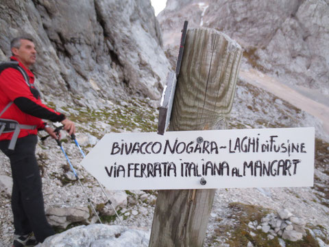 Julische Alpen, Mangart, Klettersteig