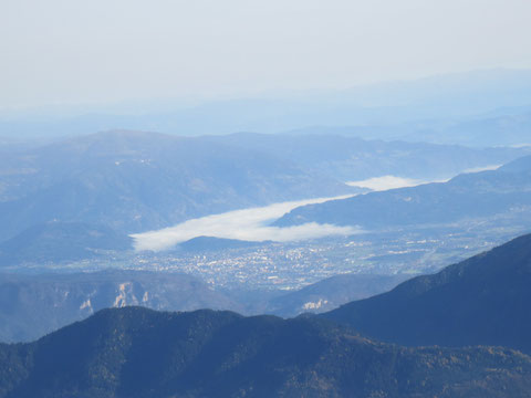 Blick vom Mangart nach Villach