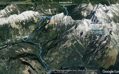 Alpe Adria Trail, Triglav Nationalpark, Soca, Julische Alpen