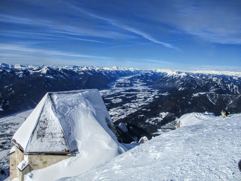 Dobratsch, Villacher Alpe, Julische Alpen, Schnee, Winter