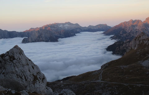 Julische Alpen, Mangart, Klettersteig