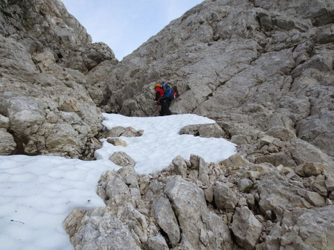 Julische Alpen, Mangart, Klettersteig