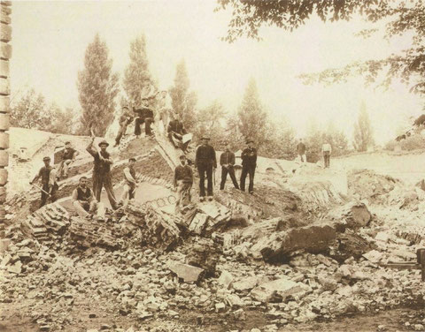 Gedeeltelijke afbraak van de Citadel (1875)