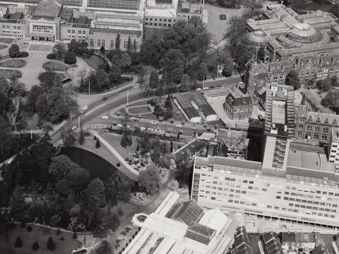 Hoek Ledeganckstraat (rond 1965-1966)