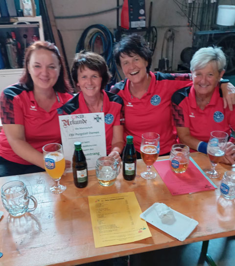 Die Schützen/in des ESV-VL.Sabine,Burgi,Bine und Heidi.
