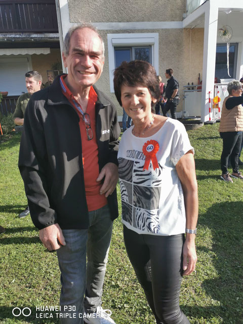 Herbert mit Burgi Burgi willkommen im Club.