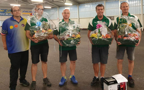 Die Schützen des ESV: Werner,Franz,Horst umd Josef.