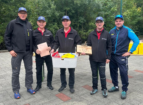 3.Platz:Heli H.Franz,Herbert,Gaby und Paddy.