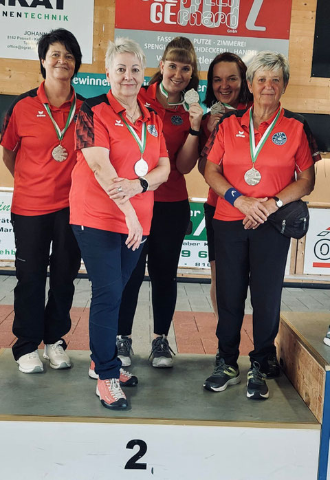 2.Platz UL-Ost in Passail 01-06-2025.Bine,Elfi,Laura,Sabine und Heidi.
