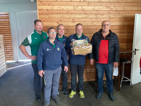 Die Schützen des ESV:Thomas,Max,Herbert und Bernhard.