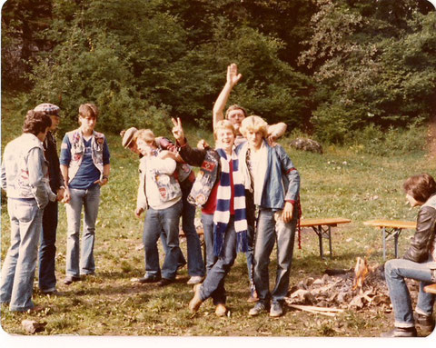 Zeltlager im Steinbruch in Hersbruck 1978