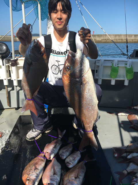 曽我様　69㎝頭に8Fish！自己記録更新おめでとうございます(^^♪